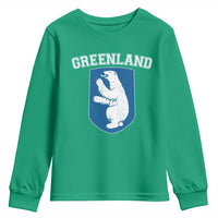 Greenland Youth Sweatshirt Polar Bear Vintage Political Protest