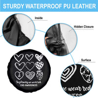 CHD Heart Disease Awareness Spare Tire Cover In February We Wear Red