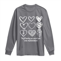 CHD Heart Disease Awareness Long Sleeve Shirt In February We Wear Red
