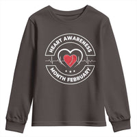 CHD Heart Disease Awareness Youth Sweatshirt American Heart Health Month February