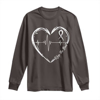 CHD Heart Disease Awareness Long Sleeve Shirt Wear Red Keep The Beat Heart Health
