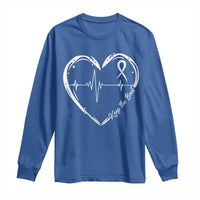 CHD Heart Disease Awareness Long Sleeve Shirt Wear Red Keep The Beat Heart Health