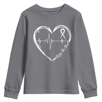 CHD Heart Disease Awareness Youth Sweatshirt Wear Red Keep The Beat Heart Health