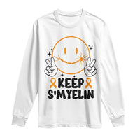 Multiple Sclerosis Awareness Long Sleeve Shirt Keep Smyelin MS Support