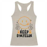Multiple Sclerosis Awareness Racerback Tank Top Keep Smyelin MS Support