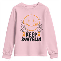 Multiple Sclerosis Awareness Youth Sweatshirt Keep Smyelin MS Support