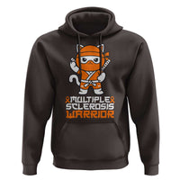 Multiple Sclerosis Warrior Hoodie Orange Ribbon MS Ninja