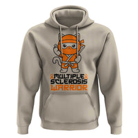 Multiple Sclerosis Awareness Hoodie Orange Ribbon MS Warrior Ninja