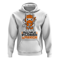Multiple Sclerosis Awareness Hoodie Orange Ribbon MS Warrior Ninja