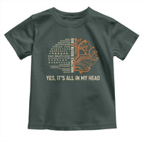Multiple Sclerosis Awareness Toddler T Shirt Orange Ribbon Yes It's All In My Head