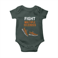 Fight MS Baby Onesie Orange Ribbon Multiple Sclerosis Awareness