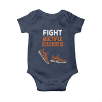 Fight MS Baby Onesie Orange Ribbon Multiple Sclerosis Awareness
