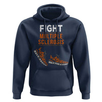 Fight MS Hoodie Orange Ribbon Multiple Sclerosis Awareness