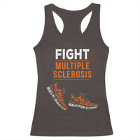 Fight MS Racerback Tank Top Orange Ribbon Multiple Sclerosis Awareness