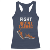 Fight MS Racerback Tank Top Orange Ribbon Multiple Sclerosis Awareness