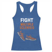 Fight MS Racerback Tank Top Orange Ribbon Multiple Sclerosis Awareness