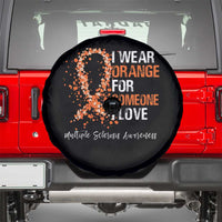 Multiple Sclerosis Awareness Spare Tire Cover Orange Ribbon Wear Orange For Someone I Love