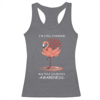 Multiple Sclerosis Survivor Racerback Tank Top Fight MS Orange Ribbon