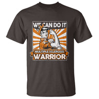 Multiple Sclerosis Awareness T Shirt Orange Ribbon MS Warrior Support Squad