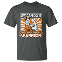 Multiple Sclerosis Awareness T Shirt Orange Ribbon MS Warrior Support Squad