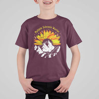 MS Warrior T Shirt For Kid Orange Ribbon Sunflower Multiple Sclerosis Awareness