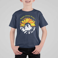 MS Warrior T Shirt For Kid Orange Ribbon Sunflower Multiple Sclerosis Awareness