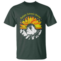 MS Warrior T Shirt Orange Ribbon Sunflower Multiple Sclerosis Awareness