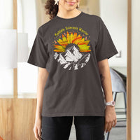 MS Warrior T Shirt For Women Orange Ribbon Sunflower Multiple Sclerosis Awareness