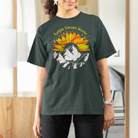 MS Warrior T Shirt For Women Orange Ribbon Sunflower Multiple Sclerosis Awareness