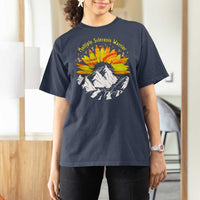 MS Warrior T Shirt For Women Orange Ribbon Sunflower Multiple Sclerosis Awareness