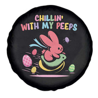 Easter Day Spare Tire Cover Chillin With My Peeps Bunnies - Wonder Print Shop