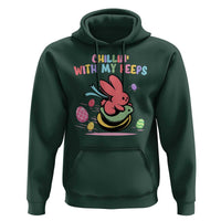 Easter Day Hoodie Chillin With My Peeps Bunnies - Wonder Print Shop