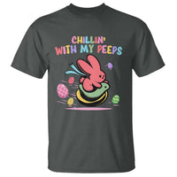 Easter Day T Shirt Chillin With My Peeps Bunnies - Wonder Print Shop