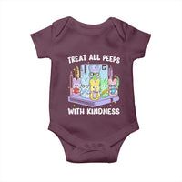 Teachers Easter Baby Onesie Treat All Peeps With Kindness - Wonder Print Shop