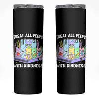 Teachers Easter Skinny Tumbler Treat All Peeps With Kindness - Wonder Print Shop