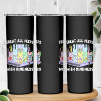Teachers Easter Skinny Tumbler Treat All Peeps With Kindness - Wonder Print Shop