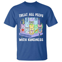 Teachers Easter T Shirt Treat All Peeps With Kindness - Wonder Print Shop