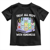 Teachers Easter Toddler T Shirt Treat All Peeps With Kindness - Wonder Print Shop