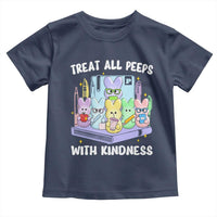 Teachers Easter Toddler T Shirt Treat All Peeps With Kindness - Wonder Print Shop