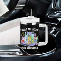 Teachers Easter Tumbler With Handle Treat All Peeps With Kindness - Wonder Print Shop