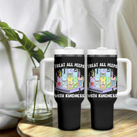 Teachers Easter Tumbler With Handle Treat All Peeps With Kindness - Wonder Print Shop