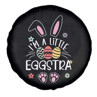 Funny Easter Spare Tire Cover Im A Little Eggstra Bunny Cute Kids Toddler - Wonder Print Shop