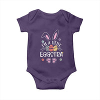 Funny Easter Baby Onesie Im A Little Eggstra Bunny Cute Kids Toddler - Wonder Print Shop