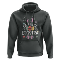 Funny Easter Hoodie Im A Little Eggstra Bunny Cute Kids Toddler - Wonder Print Shop