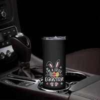 Funny Easter Skinny Tumbler Im A Little Eggstra Bunny Cute Kids Toddler - Wonder Print Shop
