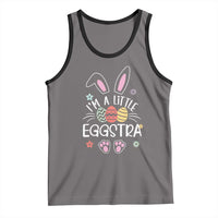 Funny Easter Tank Top Im A Little Eggstra Bunny Cute Kids Toddler - Wonder Print Shop