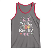 Funny Easter Tank Top Im A Little Eggstra Bunny Cute Kids Toddler - Wonder Print Shop