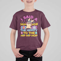 Funny Hip Hop Hippity Easter Bunny T Shirt For Kid - Wonder Print Shop