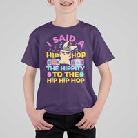 Funny Hip Hop Hippity Easter Bunny T Shirt For Kid - Wonder Print Shop