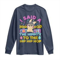 Funny Hip Hop Hippity Easter Bunny Long Sleeve Shirt - Wonder Print Shop
